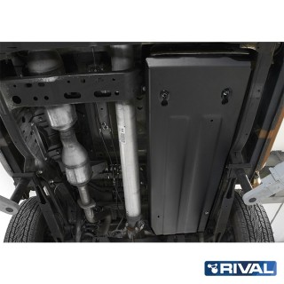 Osłona zbiornika paliwa Rival — stal 3 mm — Nissan Navara 2,3 diesel 2014-2019 (AdBlue) - ujęcie 2