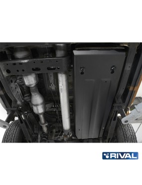 Osłona zbiornika paliwa Rival — stal 3 mm — Nissan Navara 2,3 diesel 2014-2019 (AdBlue)