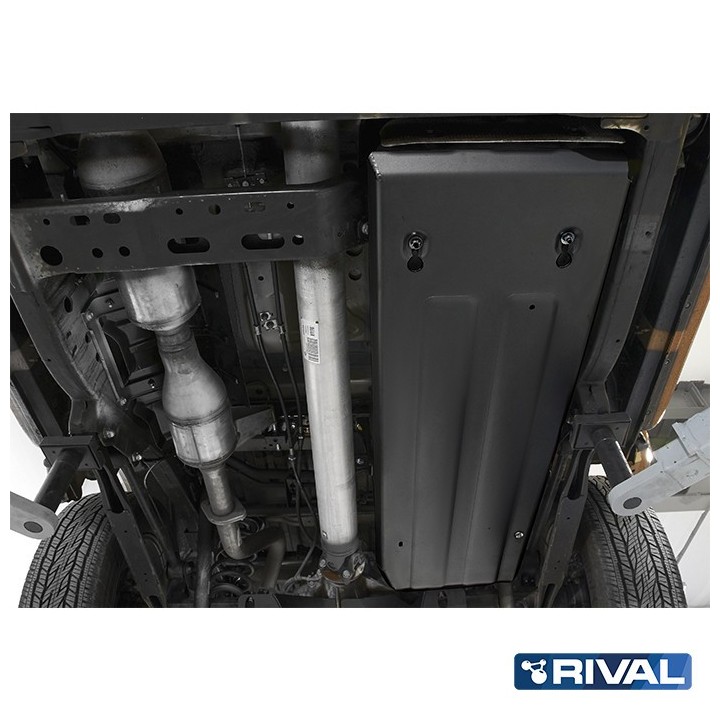 Osłona zbiornika paliwa Rival — stal 3 mm — Nissan Navara 2,3 diesel 2014-2019 (AdBlue) - ujęcie 2