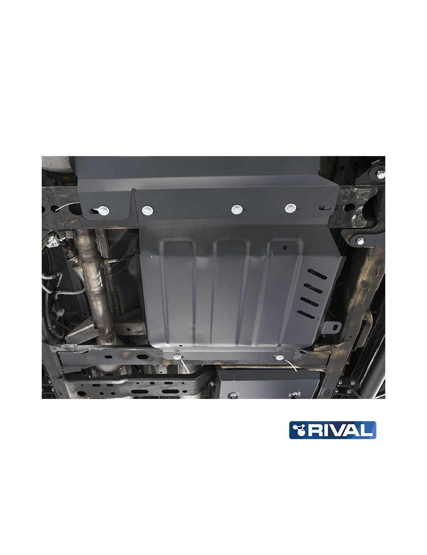 Osłona reduktora Rival stal 3 mm — Nissan Navara 2004-2015, Pathfinder 2004-2014, Mercedes-Benz X-Class 2017-2020
