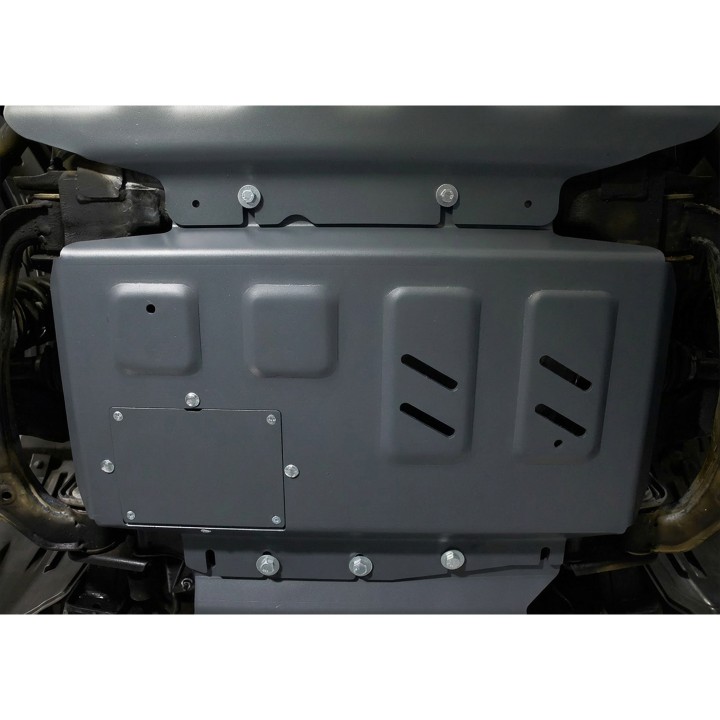 Osłona silnika Rival stal 3 mm — Nissan Navara 2004-2021, Pathfinder 2004-2014, Mercedes-Benz X-Class 2017-2020 - ujęcie 4
