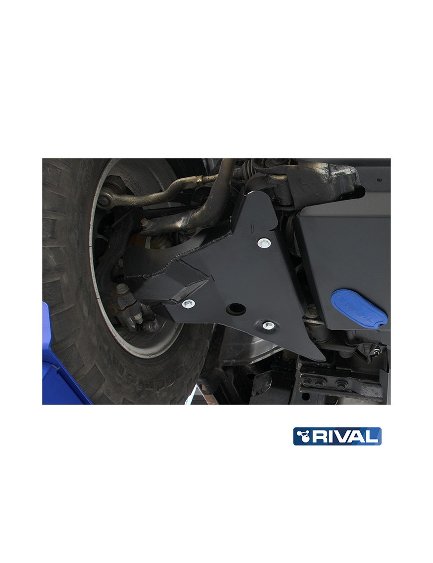 Osłona wahaczy przednich Rival — stal 3 mm — Nissan Navara 2,3 diesel 2014-2021