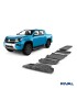 Zestaw osłon stalowych Rival 3 mm — chłodnica, silnik, skrzynia, reduktor, zbiornik — Ford Ranger, VW Amarok od 2022
