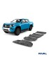 Zestaw osłon Rival 3 mm — chłodnica, silnik, skrzynia, reduktor — Ford Ranger i Everest od 2022, VW Amarok