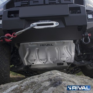 Osłona chłodnicy Rival — aluminium 6 mm — Ford Ranger 2011-2015, 2015-2022 - ujęcie 2