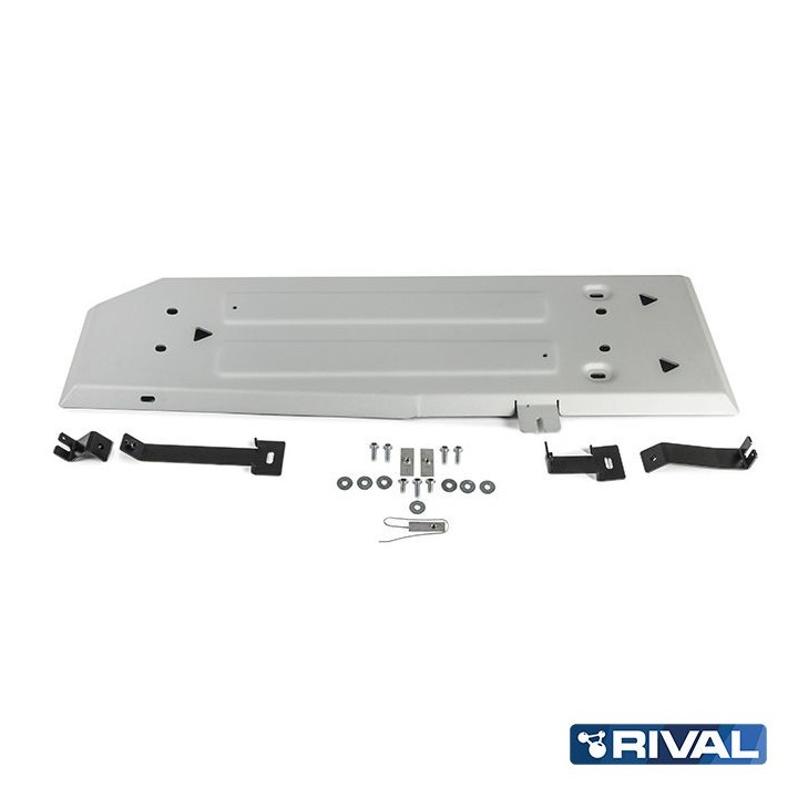 Osłona zbiornika paliwa Rival — aluminium 4 mm — Ford Ranger 2011-2015, 2015-2022 - ujęcie 2