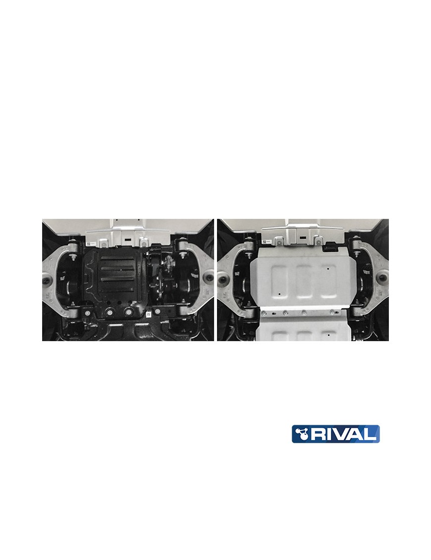 Osłona silnika Rival — aluminium 4 mm — Ford Ranger Raptor 2019-2022, Ranger 2011-2015, 2015-2022