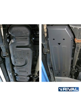 Osłona zbiornika paliwa Rival — aluminium 4 mm — Ford Ranger 2011-2015, 2015-2022