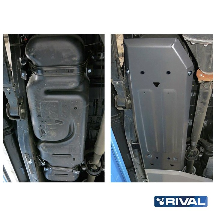 Osłona zbiornika paliwa Rival — aluminium 4 mm — Ford Ranger 2011-2015, 2015-2022 - ujęcie 5