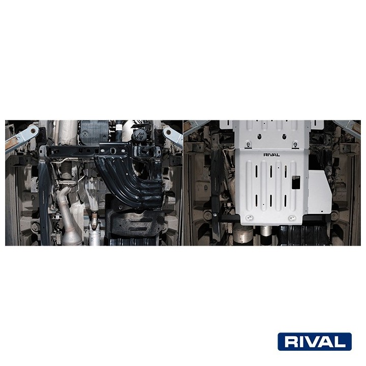 Osłona reduktora Rival 6 mm — Dodge RAM 1500 3.0 diesel 2018-2024 - ujęcie 3