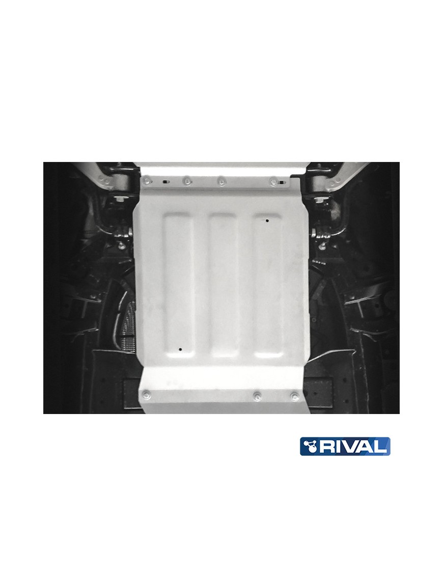 Osłona skrzyni biegów Rival — aluminium 4 mm — Ford Ranger Raptor 2019-2022, Ranger 2011-2015, 2015-2022
