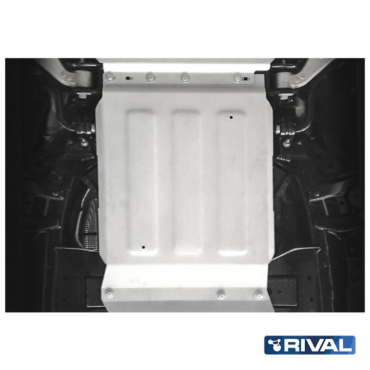 Osłona skrzyni biegów Rival — aluminium 4 mm — Ford Ranger Raptor 2019-2022, Ranger 2011-2015, 2015-2022 - ujęcie 3