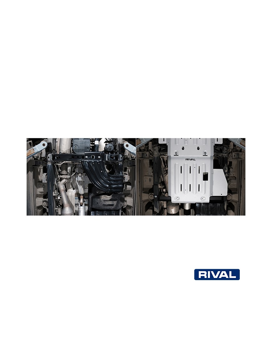 Osłona reduktora Rival 6 mm — Dodge RAM 1500 3.0 diesel 2018-2024