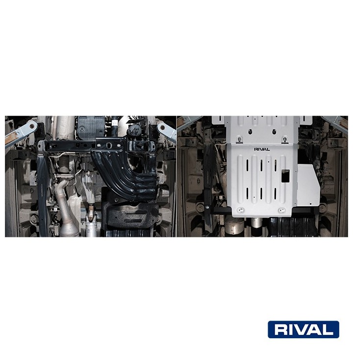 Osłona reduktora Rival 6 mm — Dodge RAM 1500 3.0 diesel 2018-2024 - ujęcie 6