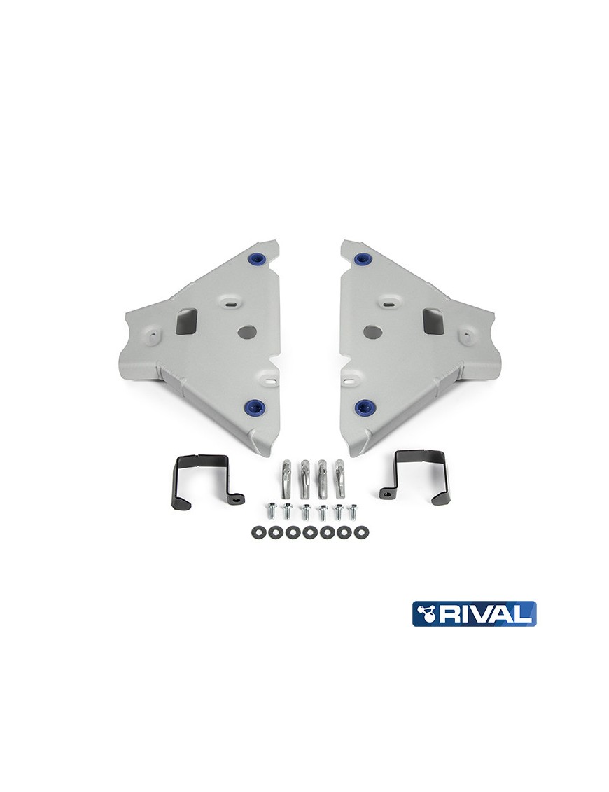 Osłona wahaczy przednich Rival — aluminium 6 mm — Ford Ranger 2011-2015, 2015-2022