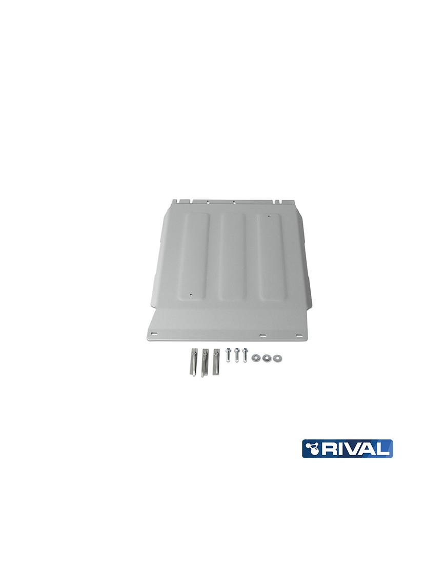 Osłona skrzyni biegów Rival — aluminium 6 mm — Ford Ranger Raptor 2019-2022, Ranger 2011-2015, 2015-2022