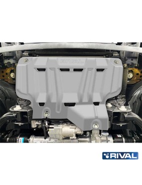 Osłona chłodnicy Rival aluminium 4 mm — Ford Ranger, Ford Everest i Volkswagen Amarok od 2022