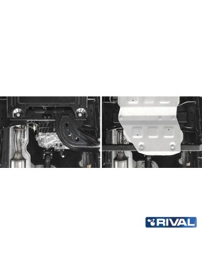 Osłona reduktora Rival — aluminium 4 mm — Ford Ranger Raptor 2019-2022, Ranger 2011-2015, 2015-2022