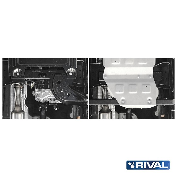 Osłona reduktora Rival — aluminium 4 mm — Ford Ranger Raptor 2019-2022, Ranger 2011-2015, 2015-2022 - ujęcie 5