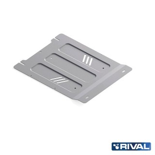 Osłona skrzyni biegów Rival aluminium 6 mm — Mitsubishi L200 2015-2023, Pajero Sport od 2016, Fiat Fullback 2016-2020
