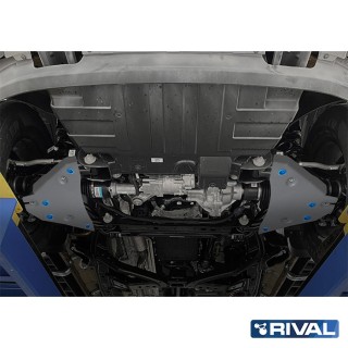 Osłona wahaczy Rival aluminium 6 mm — Ford Ranger i Everest od 2022, Volkswagen Amarok od 2023 - ujęcie 2