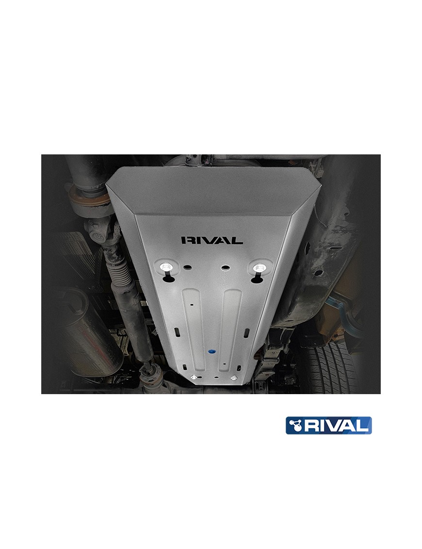 Osłona zbiornika paliwa Rival — aluminium 4 mm — Ford Ranger, Volkswagen Amarok od 2022