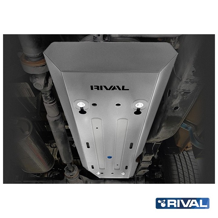 Osłona zbiornika paliwa Rival — aluminium 4 mm — Ford Ranger, Volkswagen Amarok od 2022 - ujęcie 4