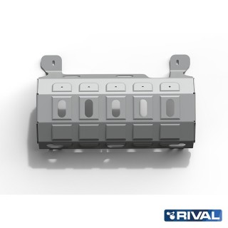 Osłona tłumika Rival — aluminium 6 mm — Jeep Wrangler JK 2007-2018
