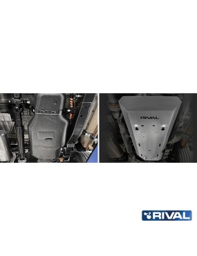 Osłona zbiornika paliwa Rival — aluminium 4 mm — Ford Ranger, Volkswagen Amarok od 2022