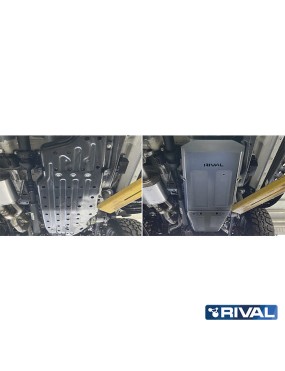 Osłona zbiornika paliwa Rival aluminium 4 mm — Ford Ranger Raptor od 2022, Ford Everest od 2022