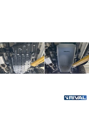 Osłona zbiornika paliwa Rival aluminium 4 mm — Ford Ranger Raptor od 2022, Ford Everest od 2022
