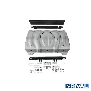 Osłona chłodnicy Rival aluminium 4 mm — Mitsubishi L200 2015-2023, Pajero Sport od 2016, Fiat Fullback 2016-2020