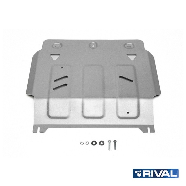 Osłona silnika Rival aluminium 6 mm — Mitsubishi L200 2015-2023, Pajero Sport od 2016, Fiat Fullback 2016-2020