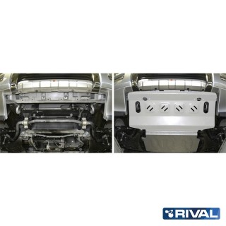 Osłona chłodnicy Rival — aluminium 4 mm — Mitsubishi Pajero IV 2006-2022 - ujęcie 2