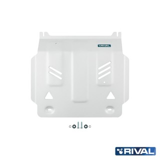Osłona silnika Rival aluminium 6 mm — Mitsubishi L200 2015-2023, Pajero Sport od 2016, Fiat Fullback 2016-2020 - ujęcie 2