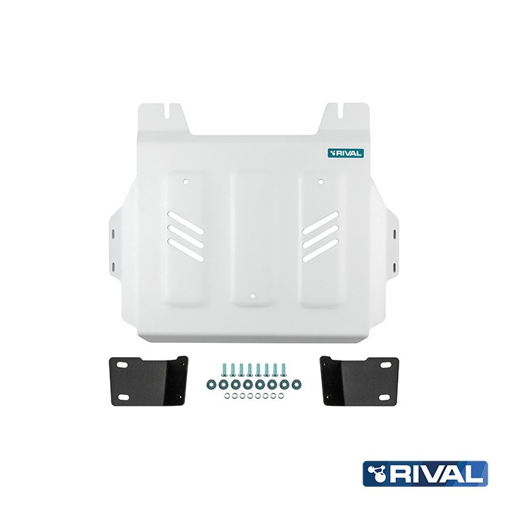 Osłona reduktora Rival aluminium 6 mm — Mitsubishi L200 2015-2023, Pajero Sport od 2016, Fiat Fullback 2016-2020 - ujęcie 2