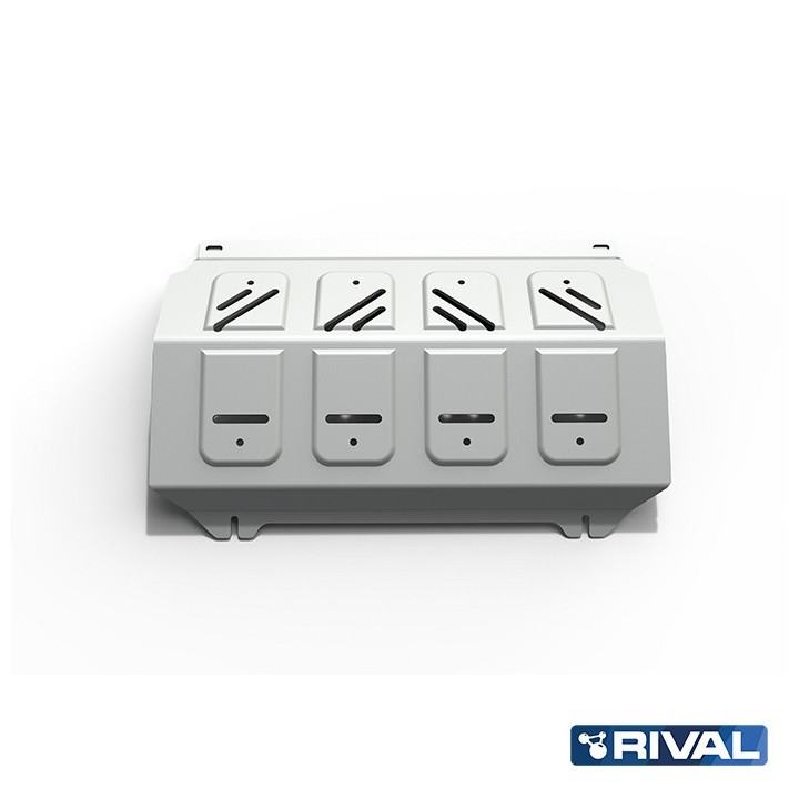 Osłona chłodnicy Rival aluminium 6 mm — Mitsubishi L200 2006-2015, Pajero Sport 2008-2015