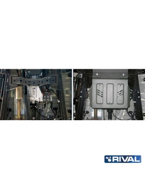 Osłona reduktora Rival aluminium 6 mm — Mitsubishi L200 2015-2023, Pajero Sport od 2016, Fiat Fullback 2016-2020