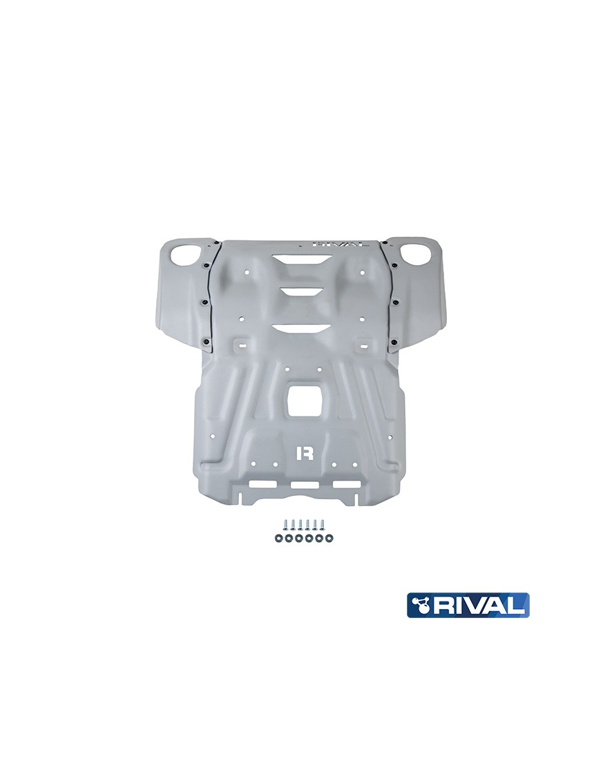 Osłona chłodnicy i silnika Rival aluminium 6 mm — Toyota Hilux od 2017 2.8d / Fortuner