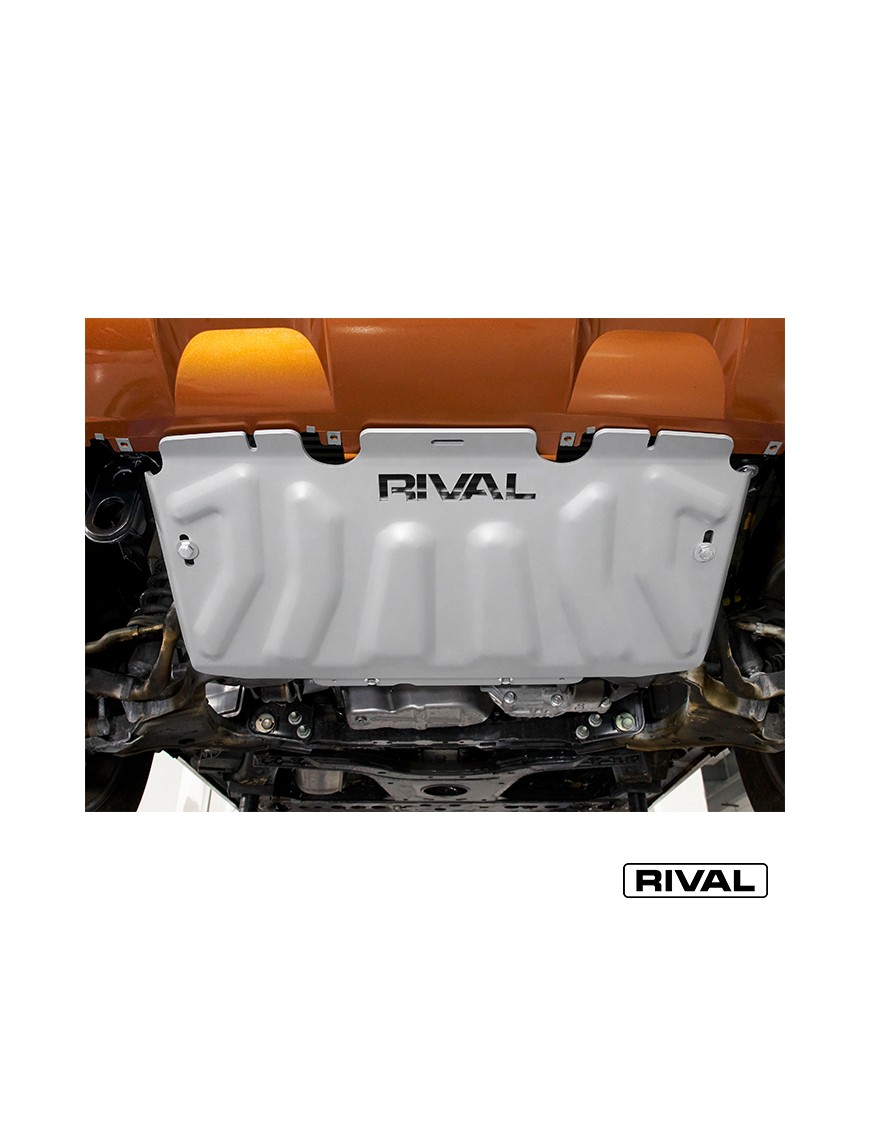 Osłona chłodnicy Rival — aluminium 4 mm — Nissan Navara D40 i D23, Pathfinder R51 2004-2021