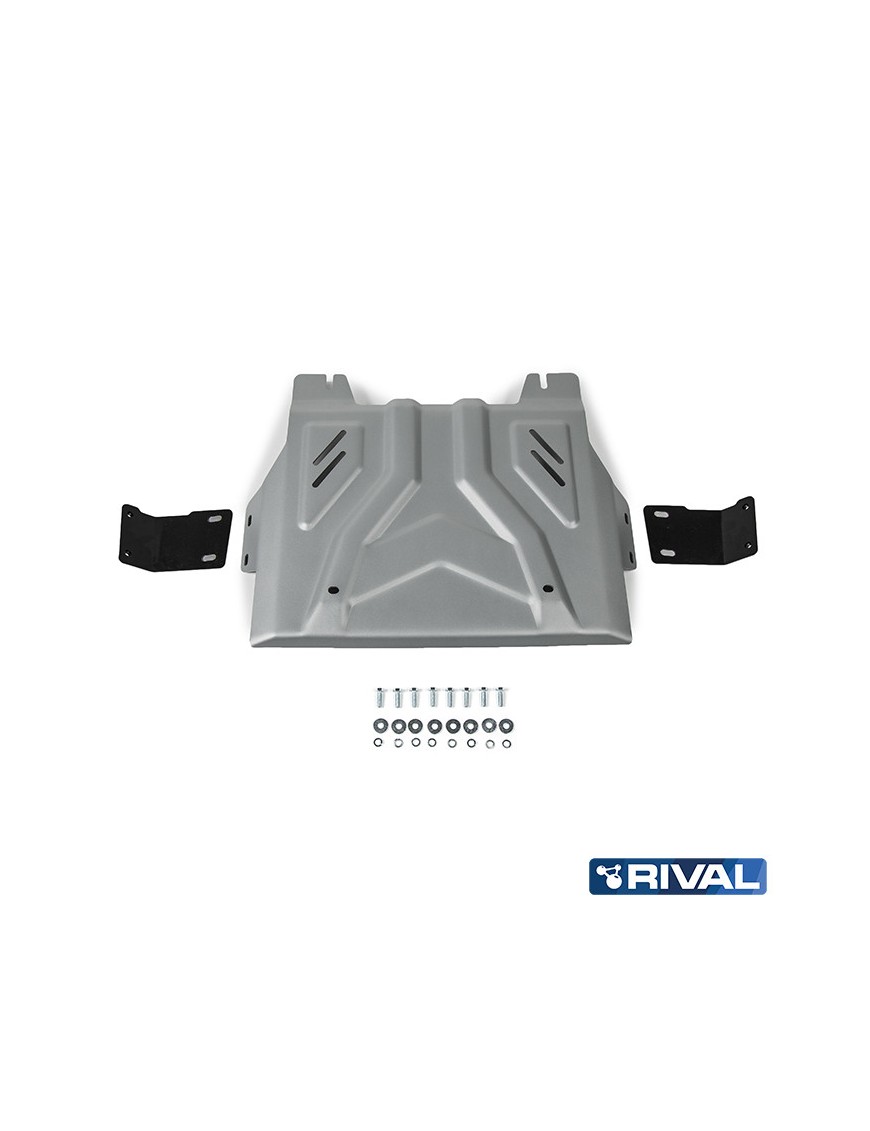 Osłona reduktora Rival aluminium 4 mm — Mitsubishi L200 2015-2023, Pajero Sport od 2016, Fiat Fullback 2016-2020