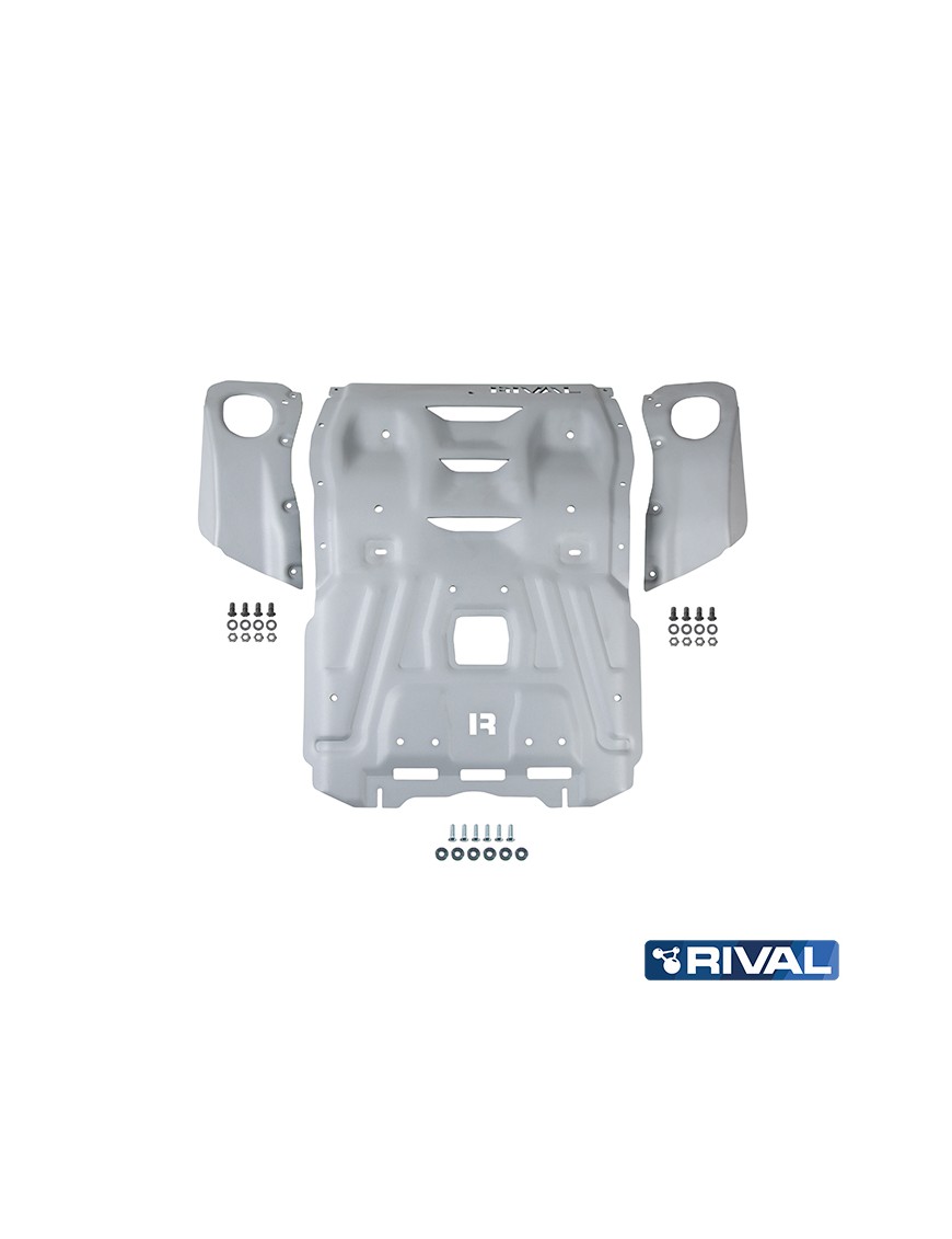 Osłona chłodnicy i silnika Rival aluminium 6 mm — Toyota Hilux od 2017 2.8d / Fortuner