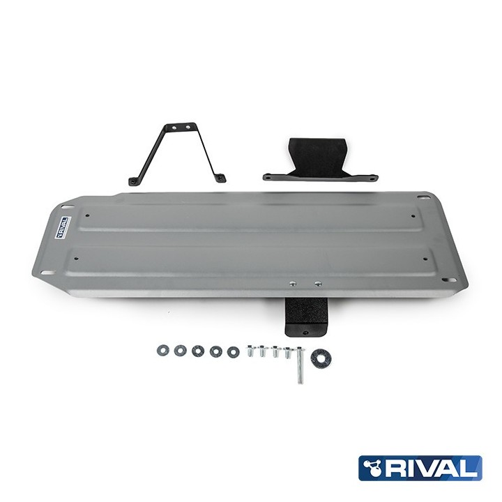 Osłona zbiornika paliwa Rival — aluminium 6 mm — Mitsubishi L200 2006-2023, 2,5 i 2,4 diesel