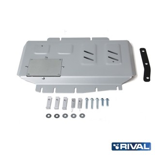 Osłona silnika Rival aluminium 4 mm — Nissan Navara D23/D40, Frontier, Pathfinder R51, Mercedes X-Class