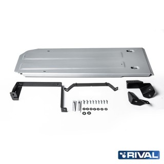 Osłona zbiornika paliwa Rival aluminium 6 mm — Nissan Navara (Frontier) 2014-2019 2.3d