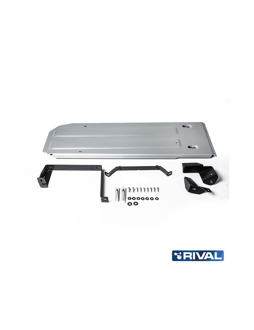 Osłona zbiornika paliwa Rival aluminium 6 mm — Nissan Navara (Frontier) 2014-2019 2.3d