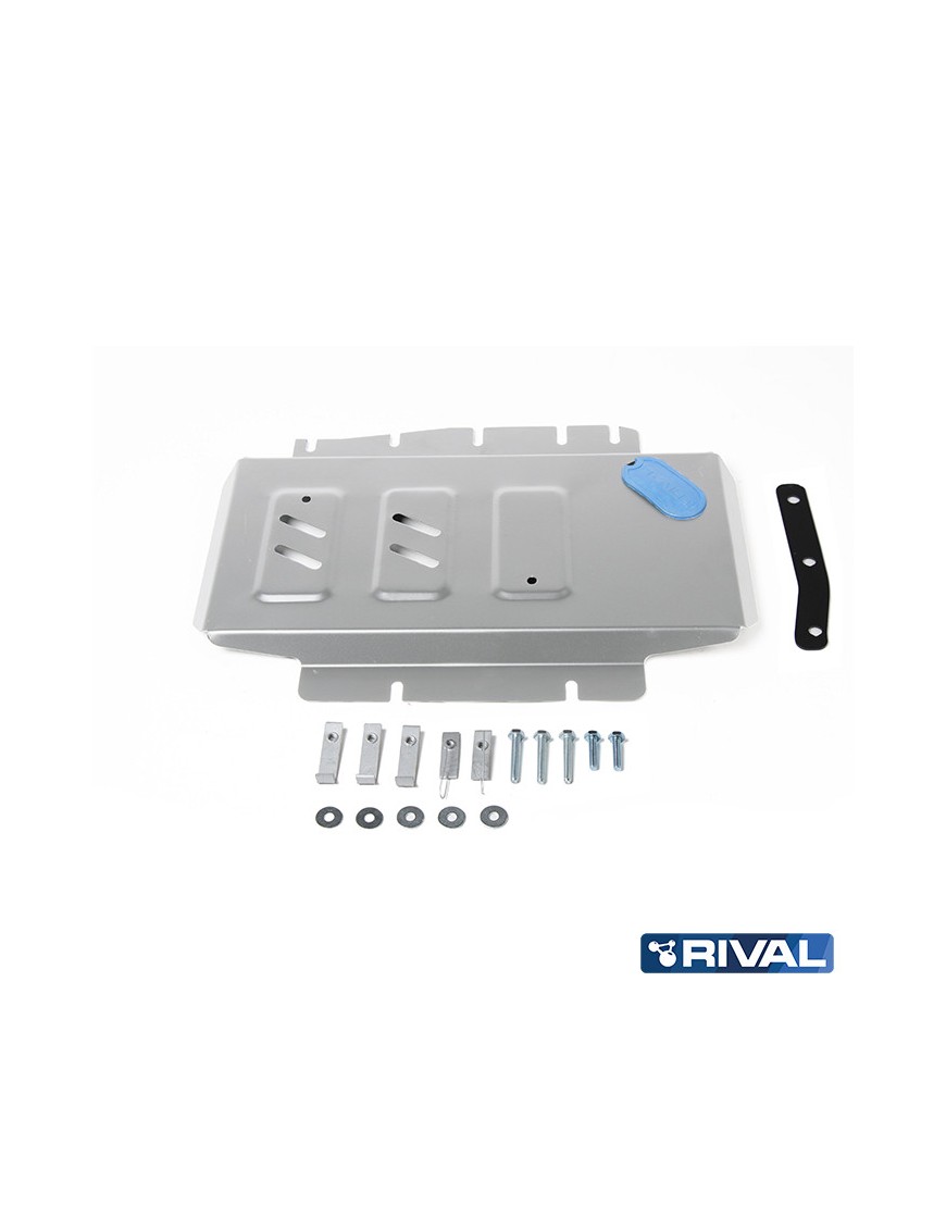 Osłona silnika Rival aluminium 4 mm — Nissan Navara D23/D40, Frontier, Pathfinder R51, Mercedes X-Class