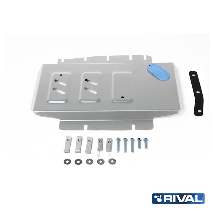 Osłona silnika Rival aluminium 4 mm — Nissan Navara D23/D40, Frontier, Pathfinder R51, Mercedes X-Class - ujęcie 2