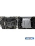 Osłona skrzyni biegów Rival — aluminium 4 mm — Nissan Navara D40 i D23, Pathfinder R51 2004-2021