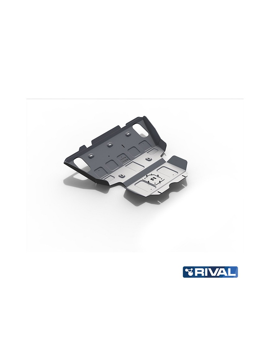 Osłona chłodnicy i silnika Rival — aluminium 4 mm — Toyota Hilux 2005-2011, 2011-2015
